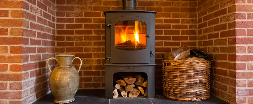 Metal Firebox Installation For Fireplace in Merrick, New York