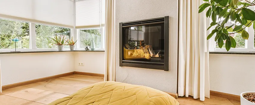 Residential Fireplace Ceramic Glass Installation in Merrick, NY