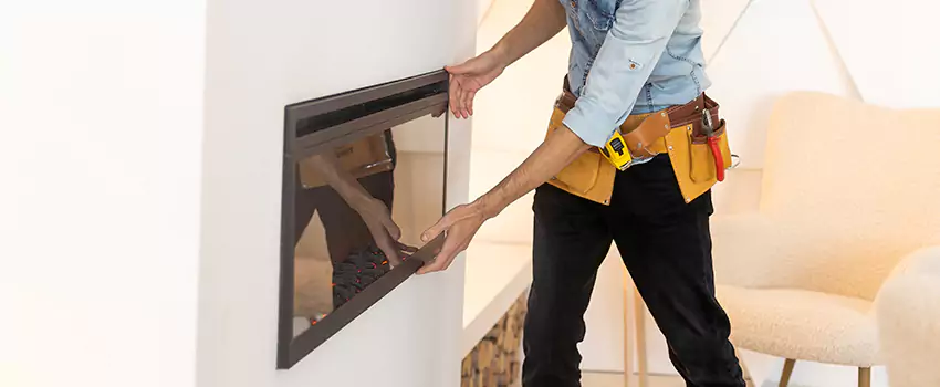 Metal Fireplace Installation in Merrick, New York