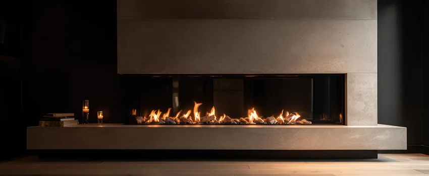 Gas Fireplace Ember Bed Design Services in Merrick, New York