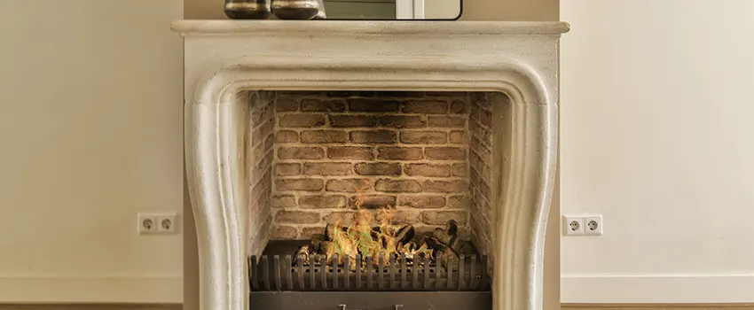 Vintage-style Fireplace Redesign in Merrick, New York