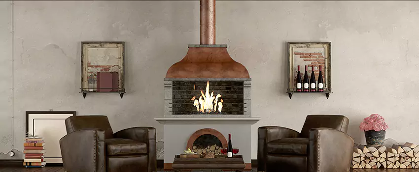 Thelin Hearth Products Providence Pellet Insert Fireplace Installation in Merrick, NY