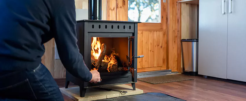 Open Hearth Wood Fireplace Installation in Merrick, NY