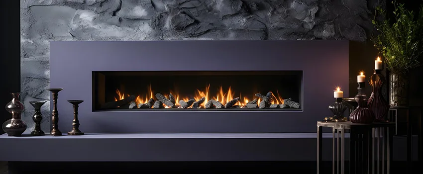 Ember Bed for Ventless Gas Fireplace in Merrick, NY